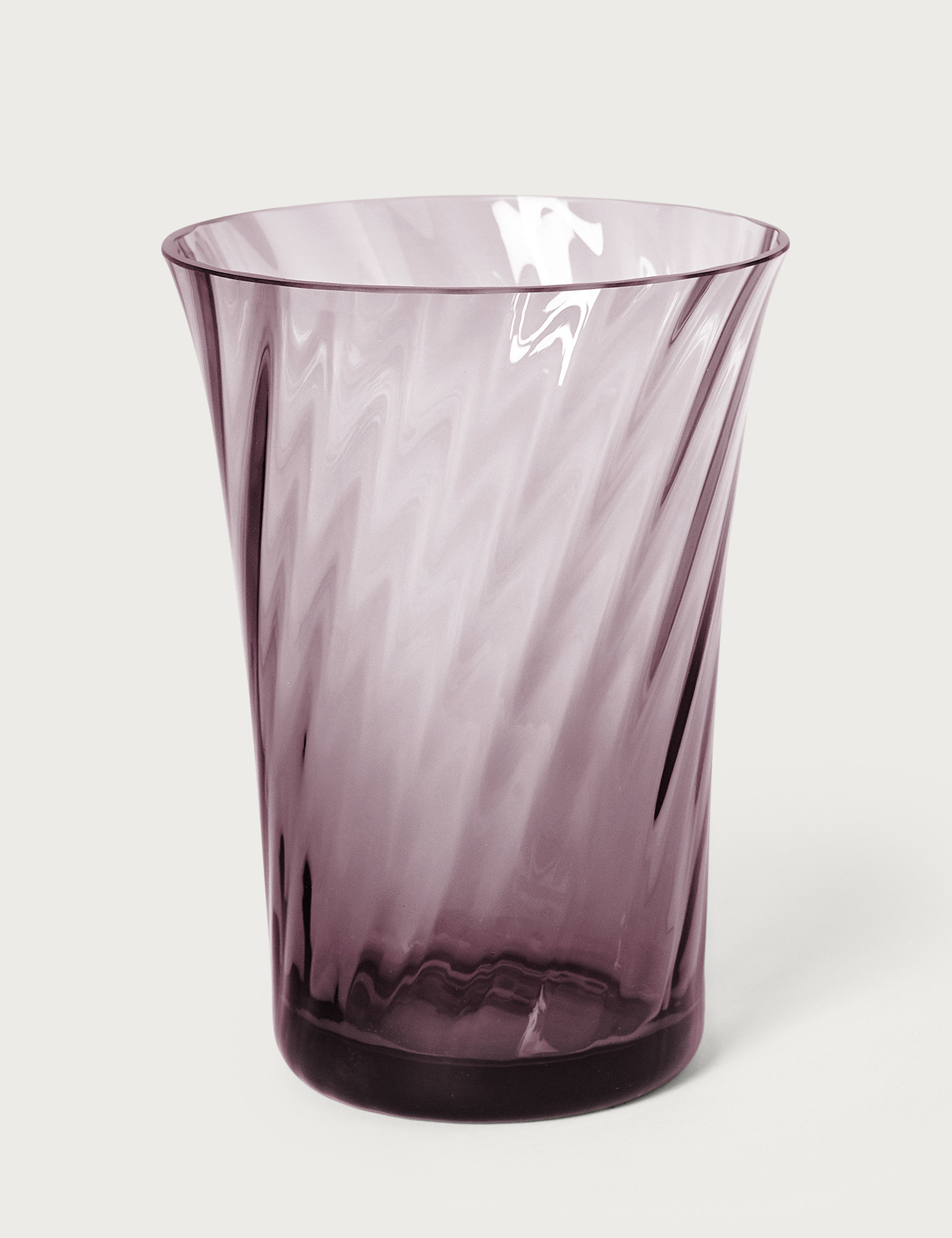 Stilleben Concave Vase - 20 cm⼁Swirl Vase Lilac