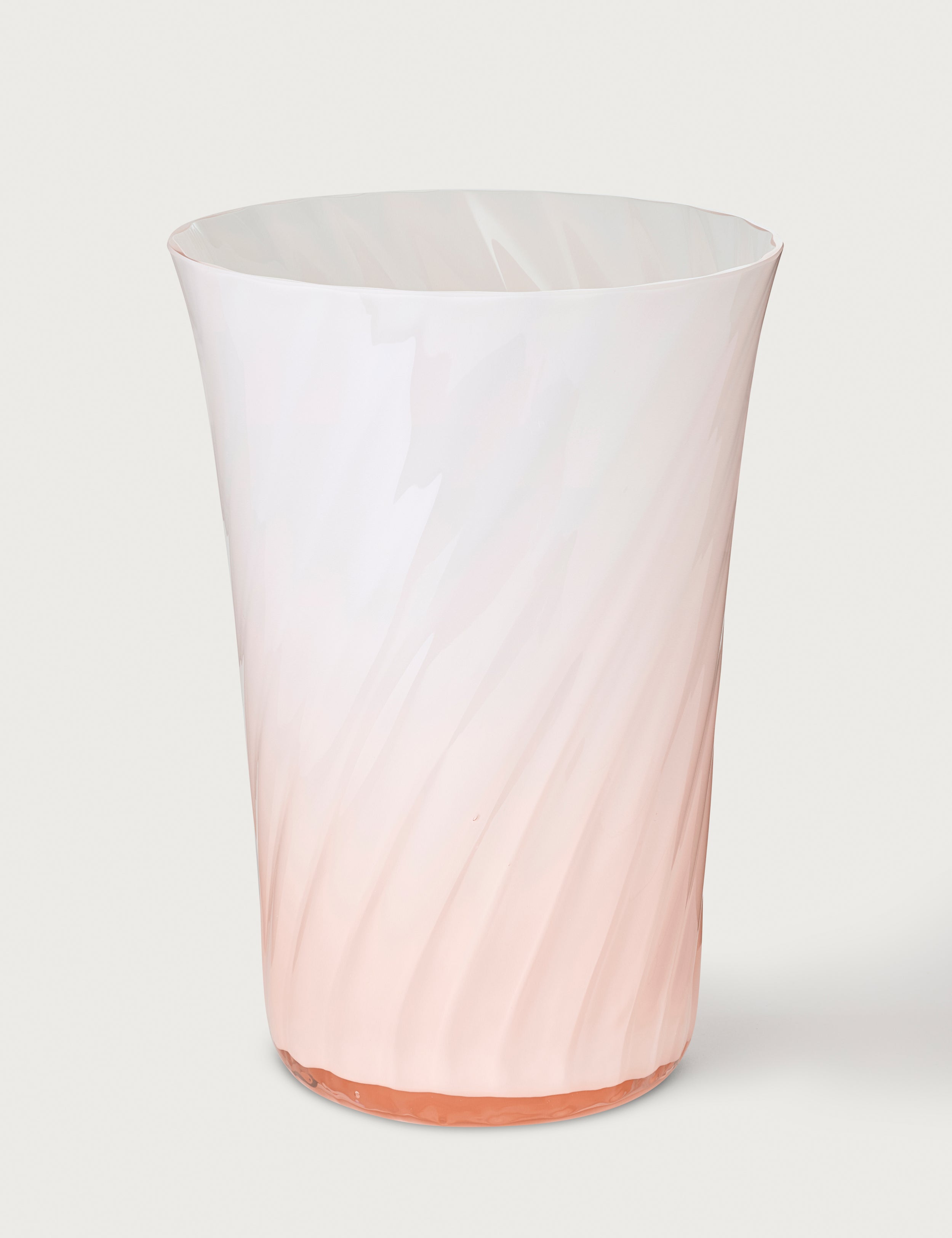 Stilleben Concave Vase - 20 cm⼁Swirl - Opal Edition Vase Rose Opal