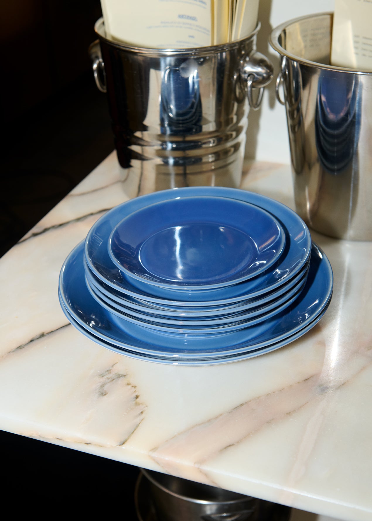 Stilleben Memphis Mini Plate Plate Dusty Blue