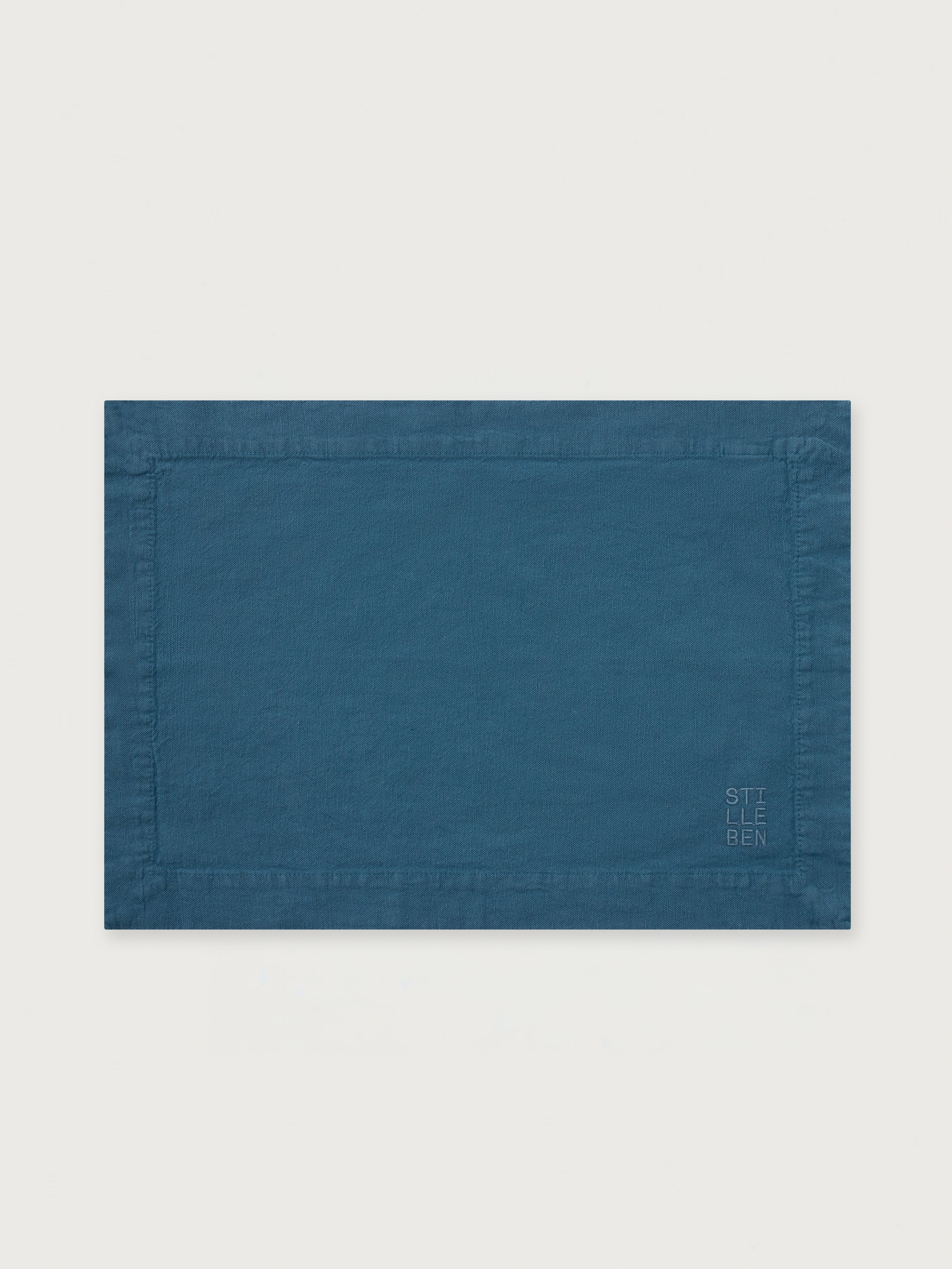 Stilleben Placemat Linen/Cotton - Set of 2 Placemat Indigo Blue