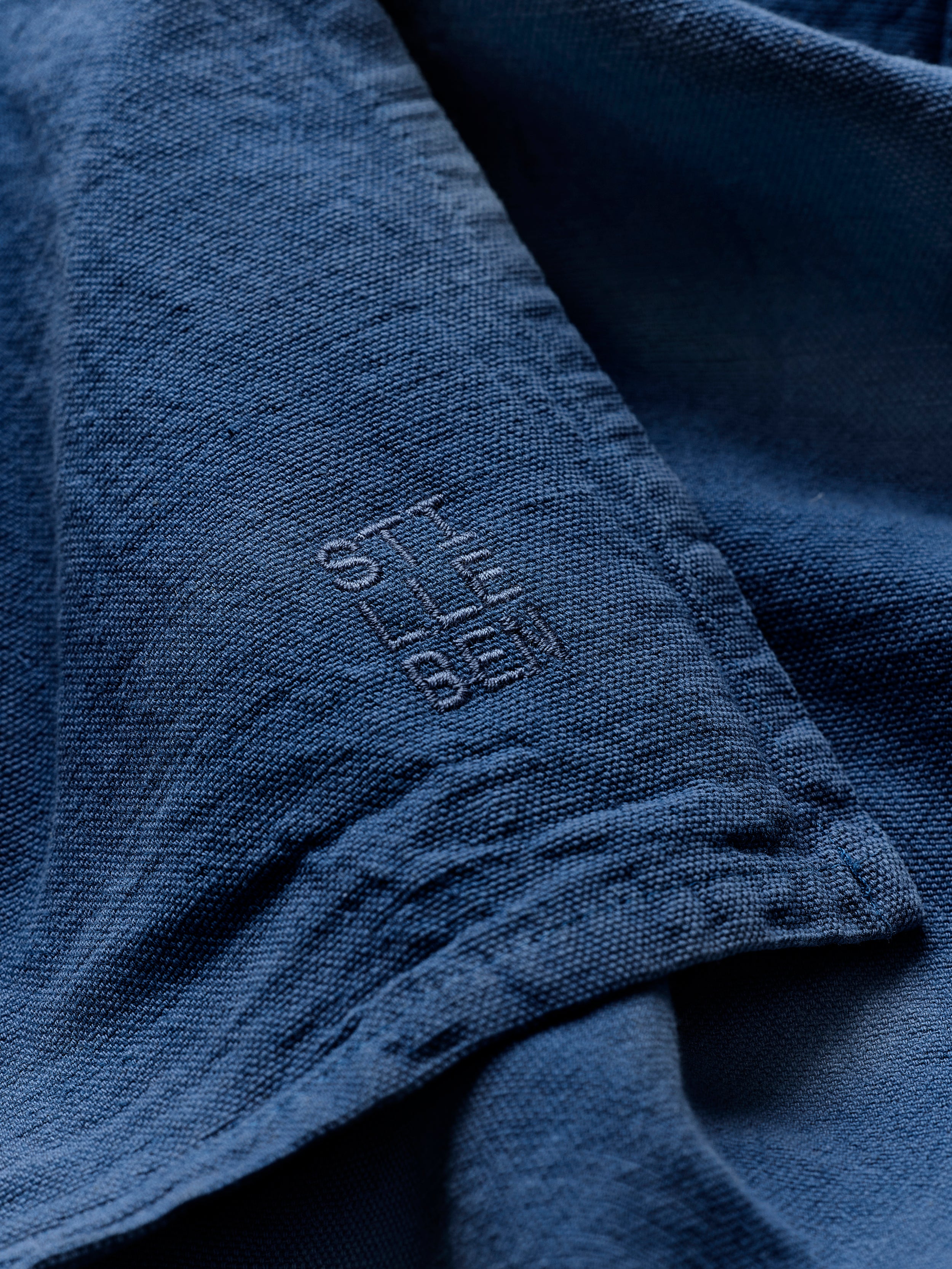 Stilleben Tea Towel Linen/Cotton Towel Indigo Blue