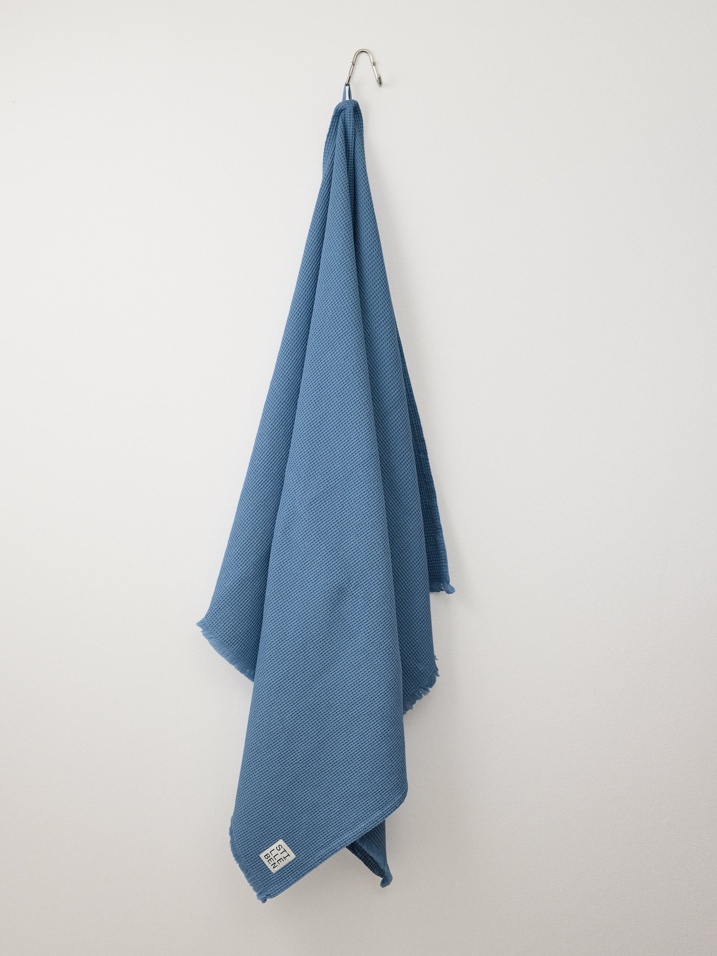 Stilleben Bath Sheet Waffle - 105 x 180 cm Towel Denim Blue