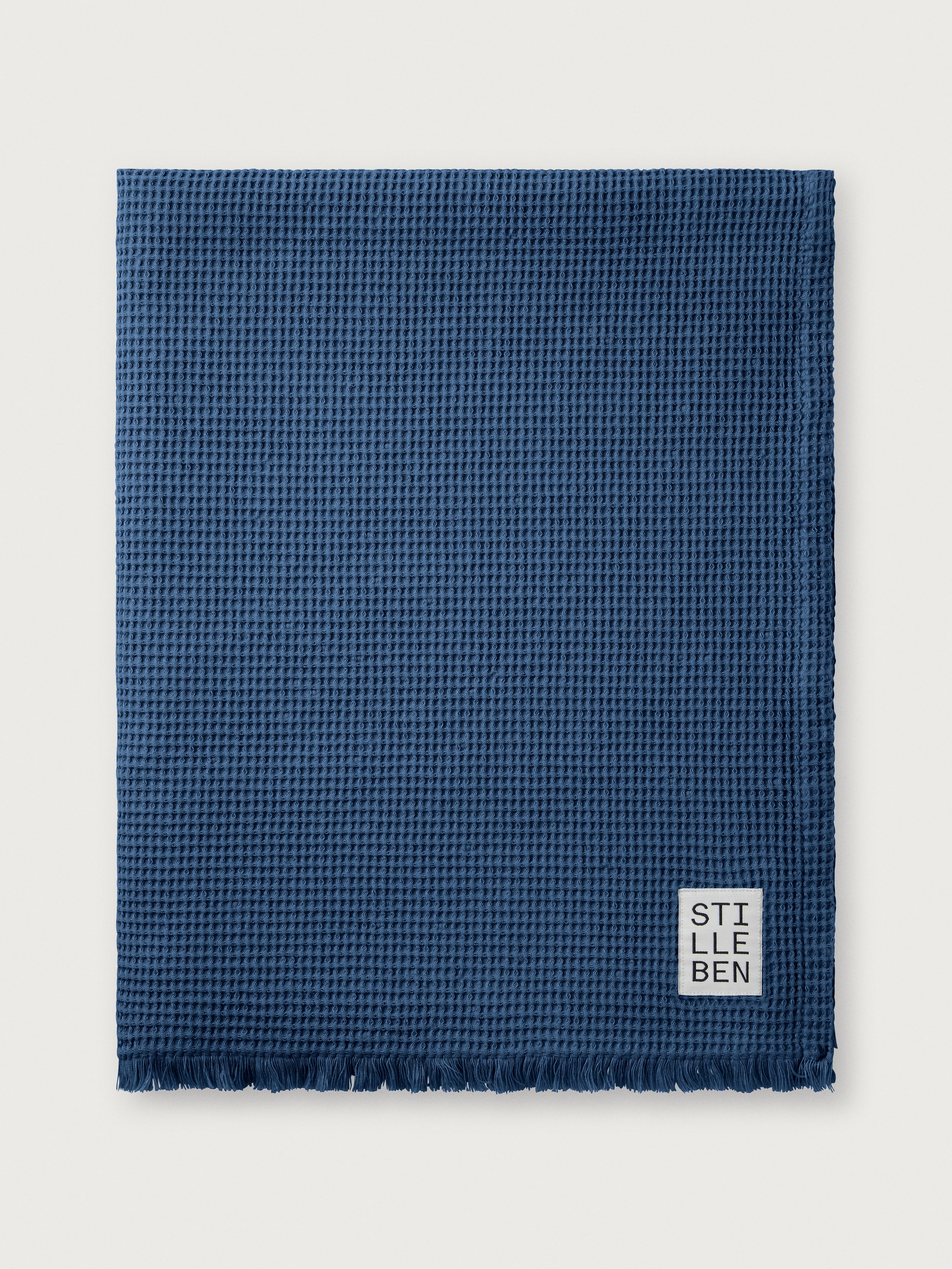 Stilleben Bath Sheet Waffle - 105 x 180 cm Towel Indigo Blue