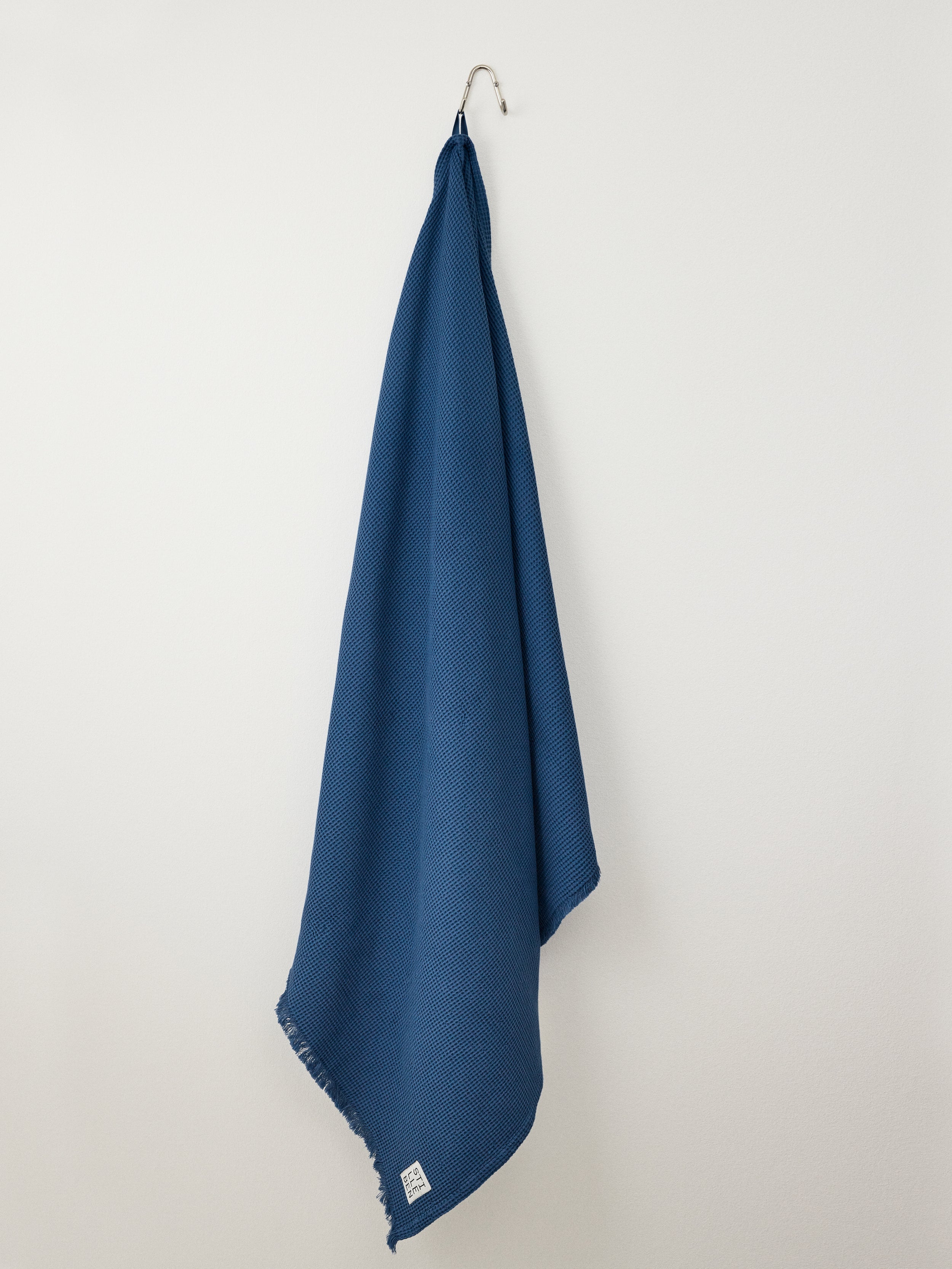 Stilleben Bath Sheet Waffle - 105 x 180 cm Towel Indigo Blue