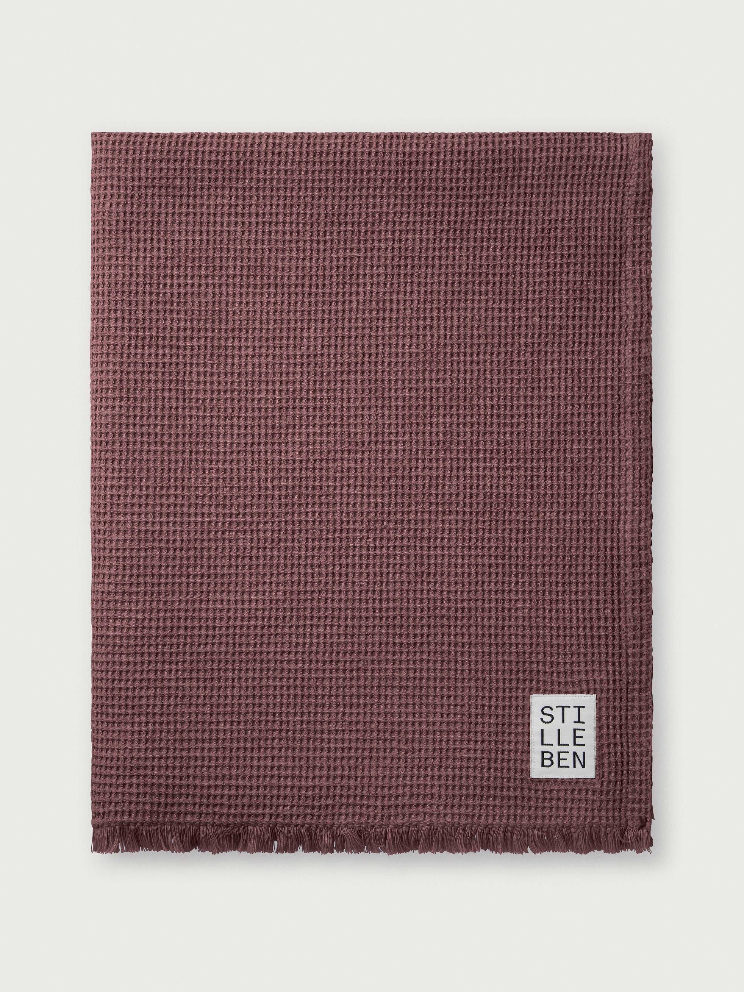 Stilleben Bath Sheet Waffle - 105 x 180 cm Towel Rusty Brown