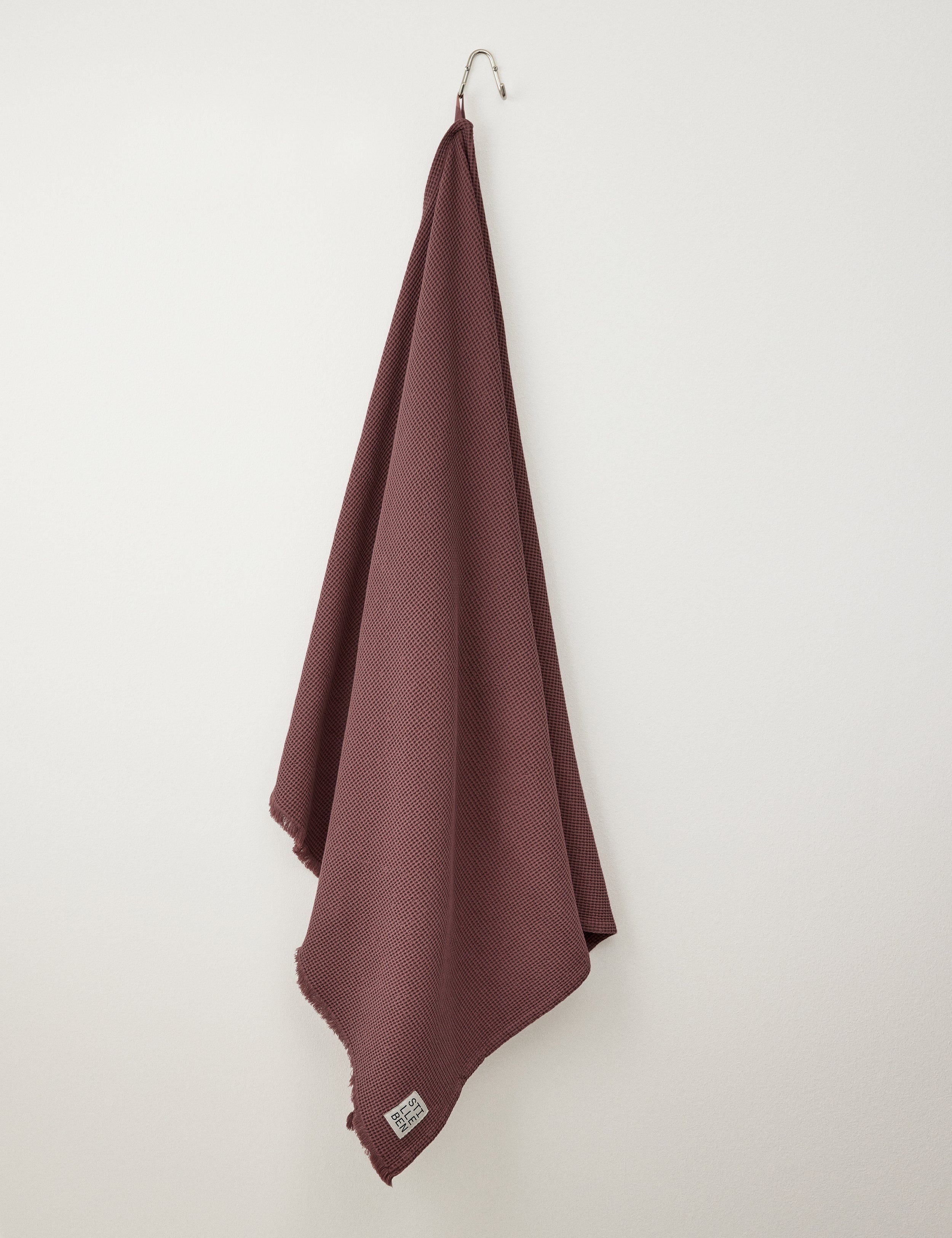 Stilleben Bath Sheet Waffle - 105 x 180 cm Towel Rusty Brown