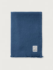 Stilleben Bath Towel Waffle - 80 x 160 cm Towel Indigo Blue