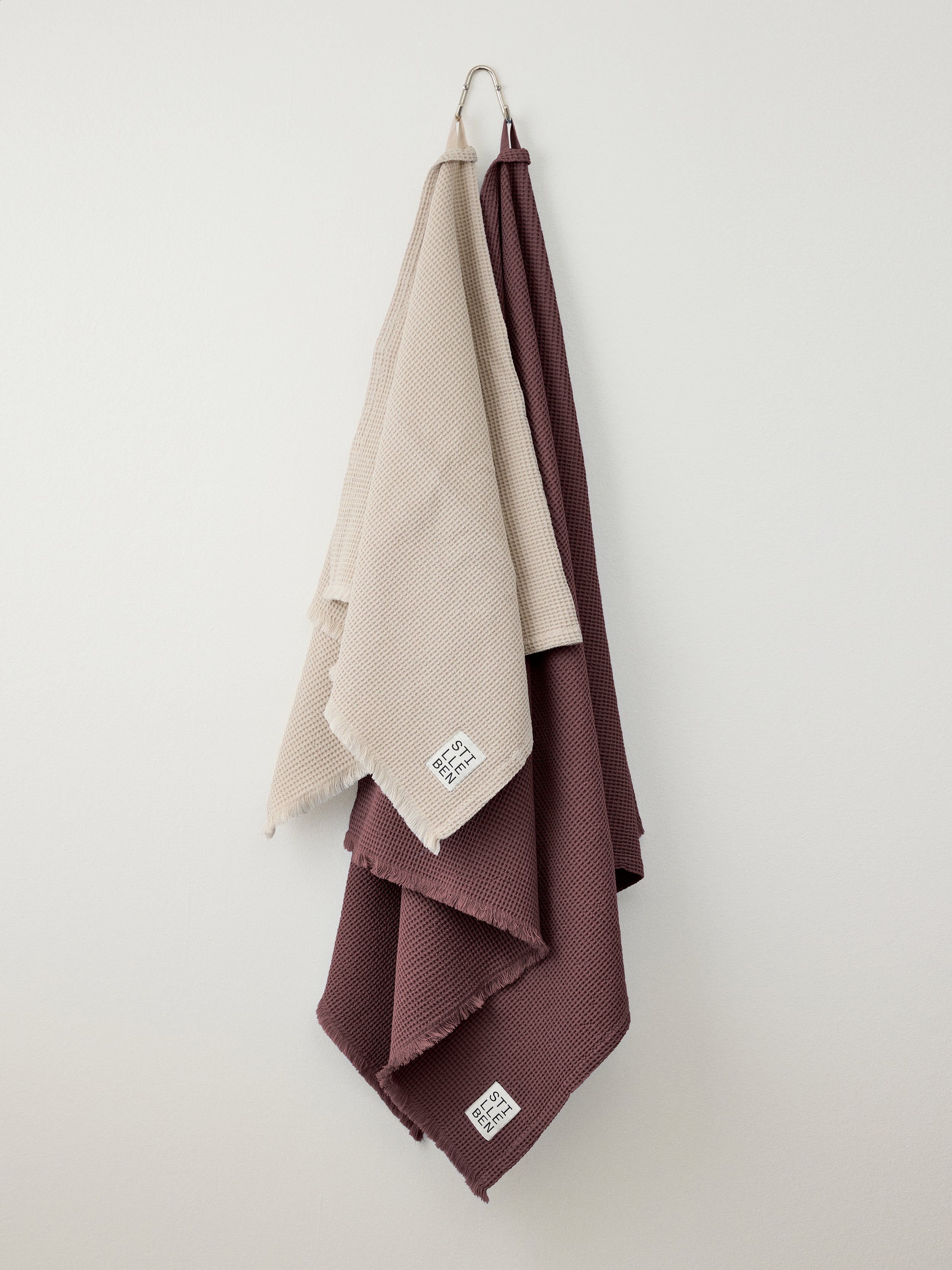 Stilleben Bath Towel Waffle - 80 x 160 cm Towel Rusty Brown