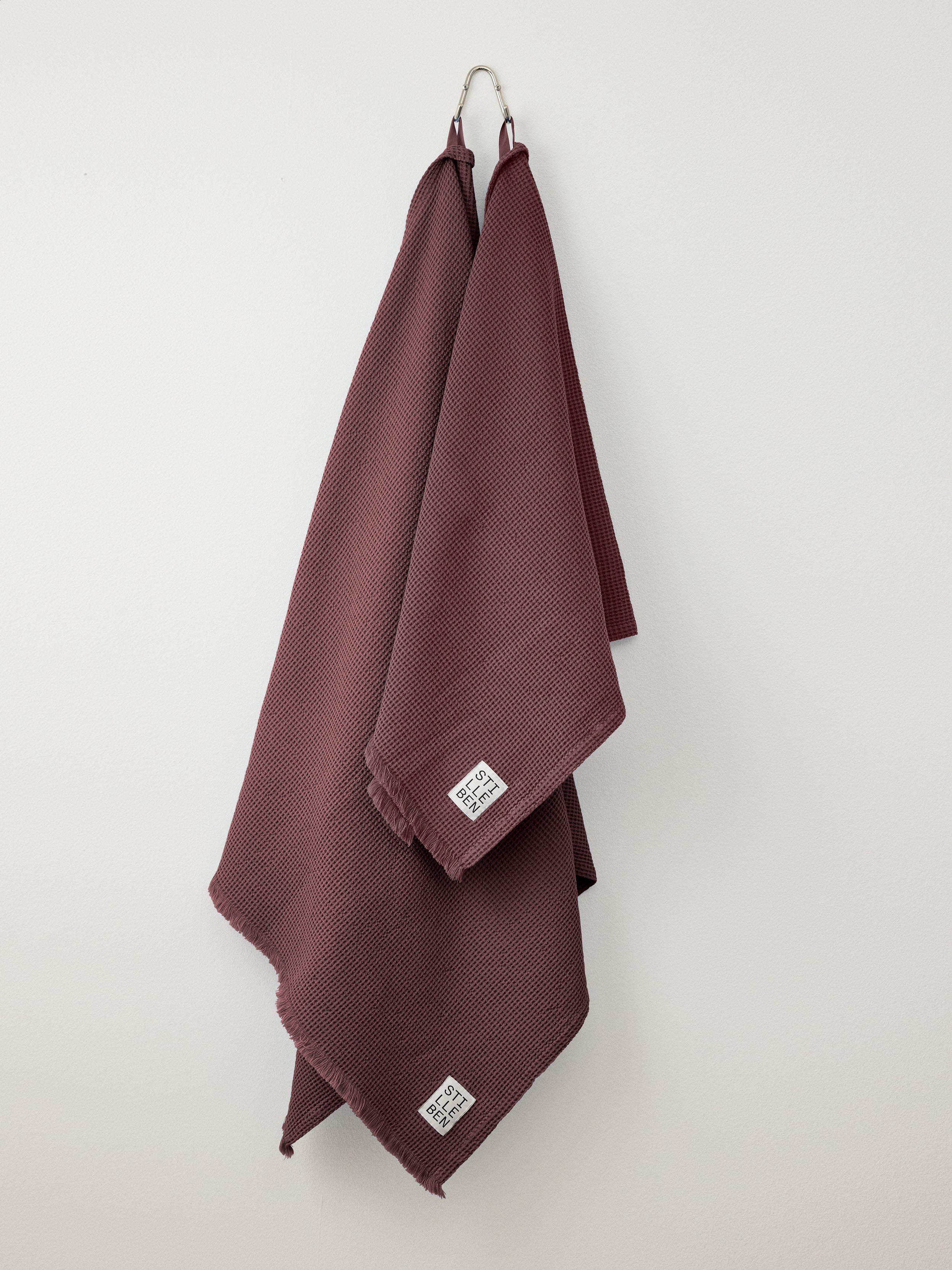 Stilleben Bath Towel Waffle - 80 x 160 cm Towel Rusty Brown